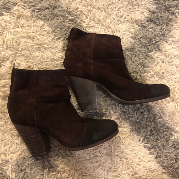 Rag & Bone Suede Booties - Picture 8 of 8